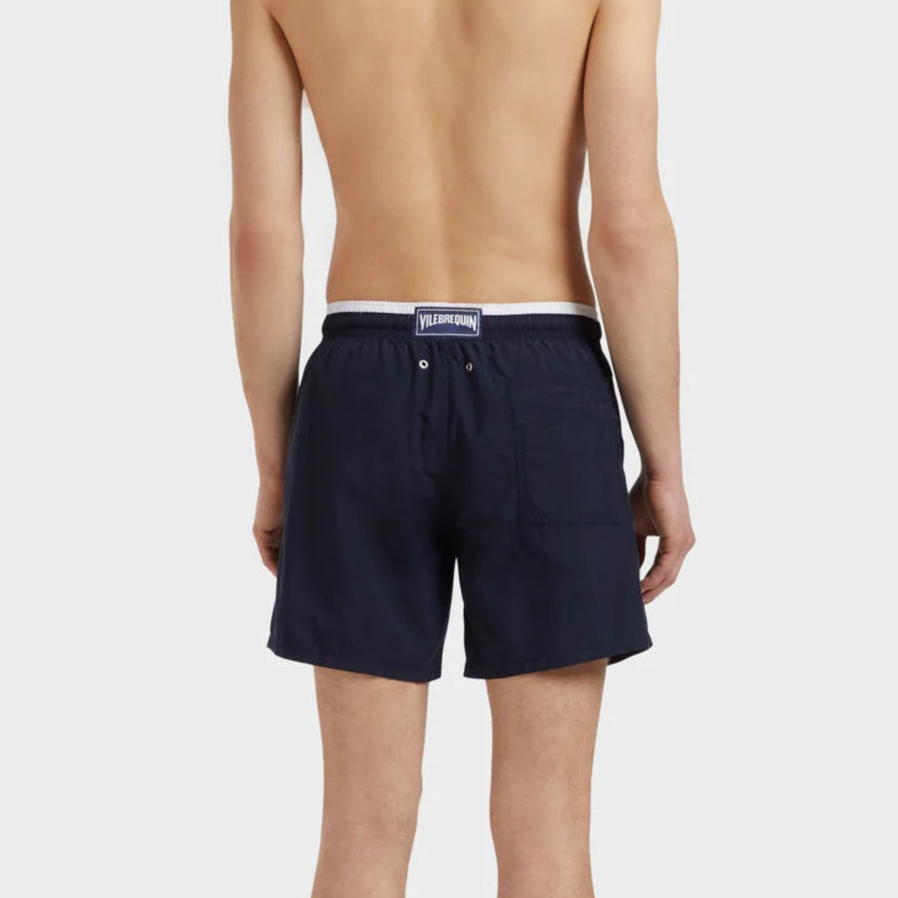 Vilebrequin Bicolour Classic Swim Shorts - Navy