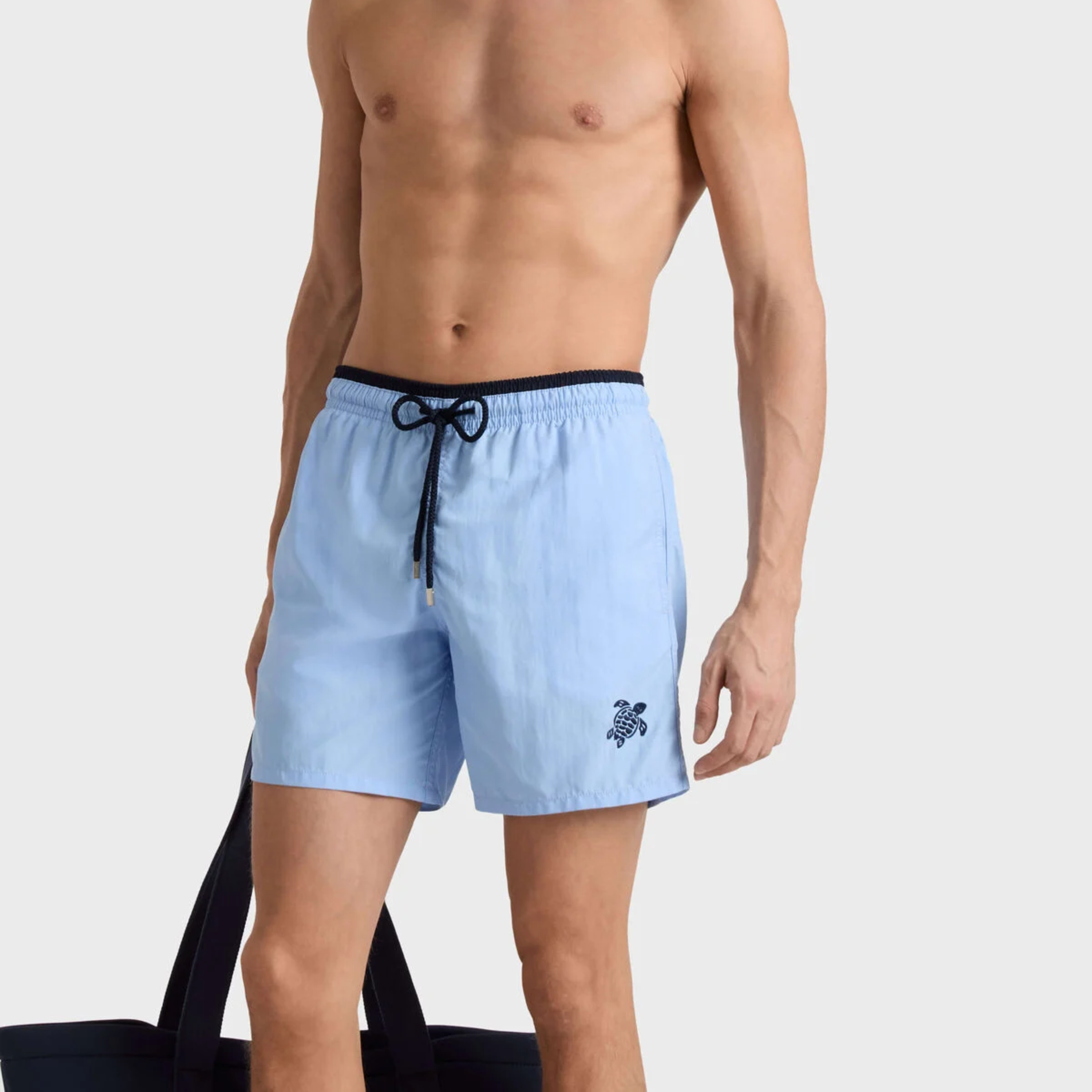 Vilebrequin Bicolour Classic Swim Shorts - Flax Flower