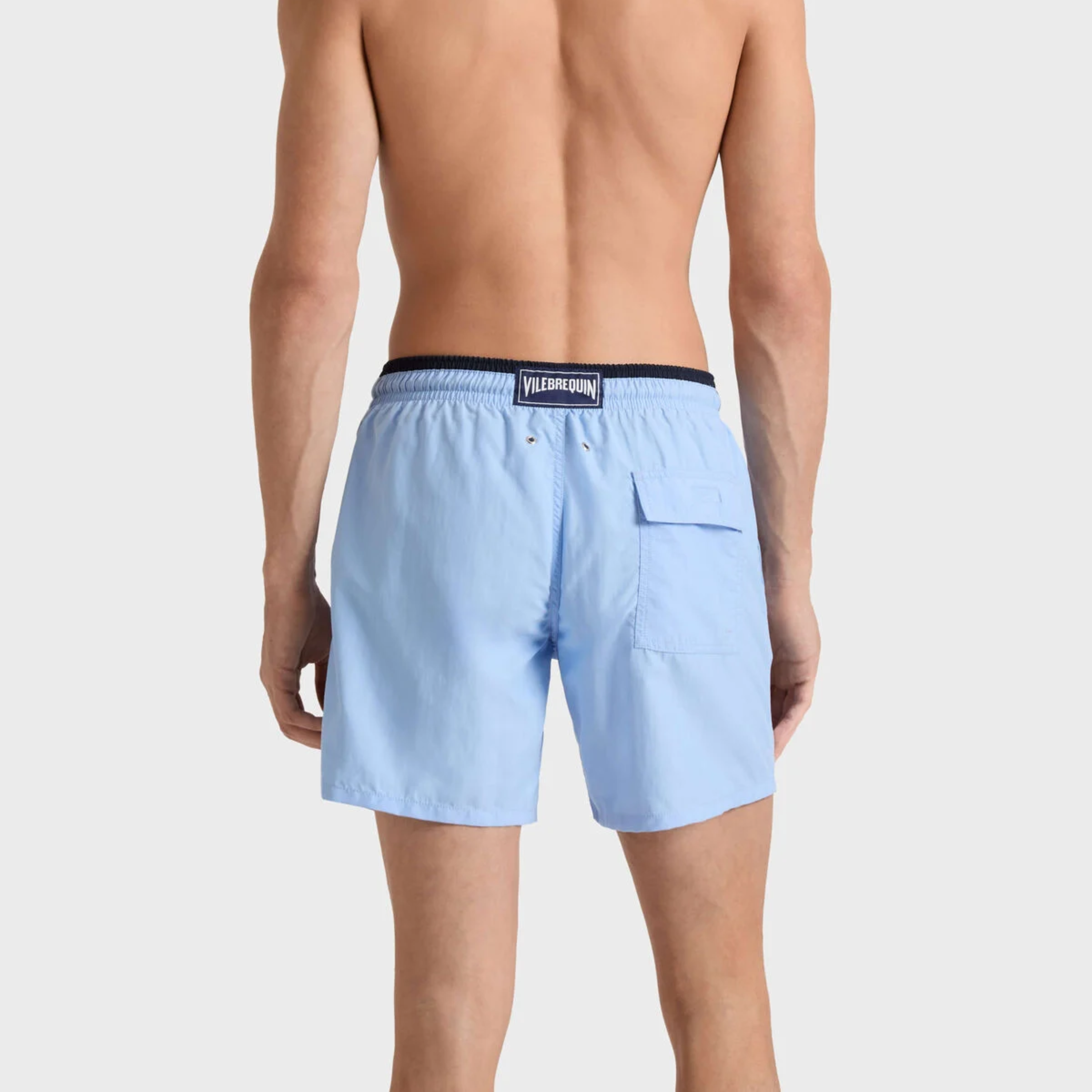 Vilebrequin Bicolour Classic Swim Shorts - Flax Flower