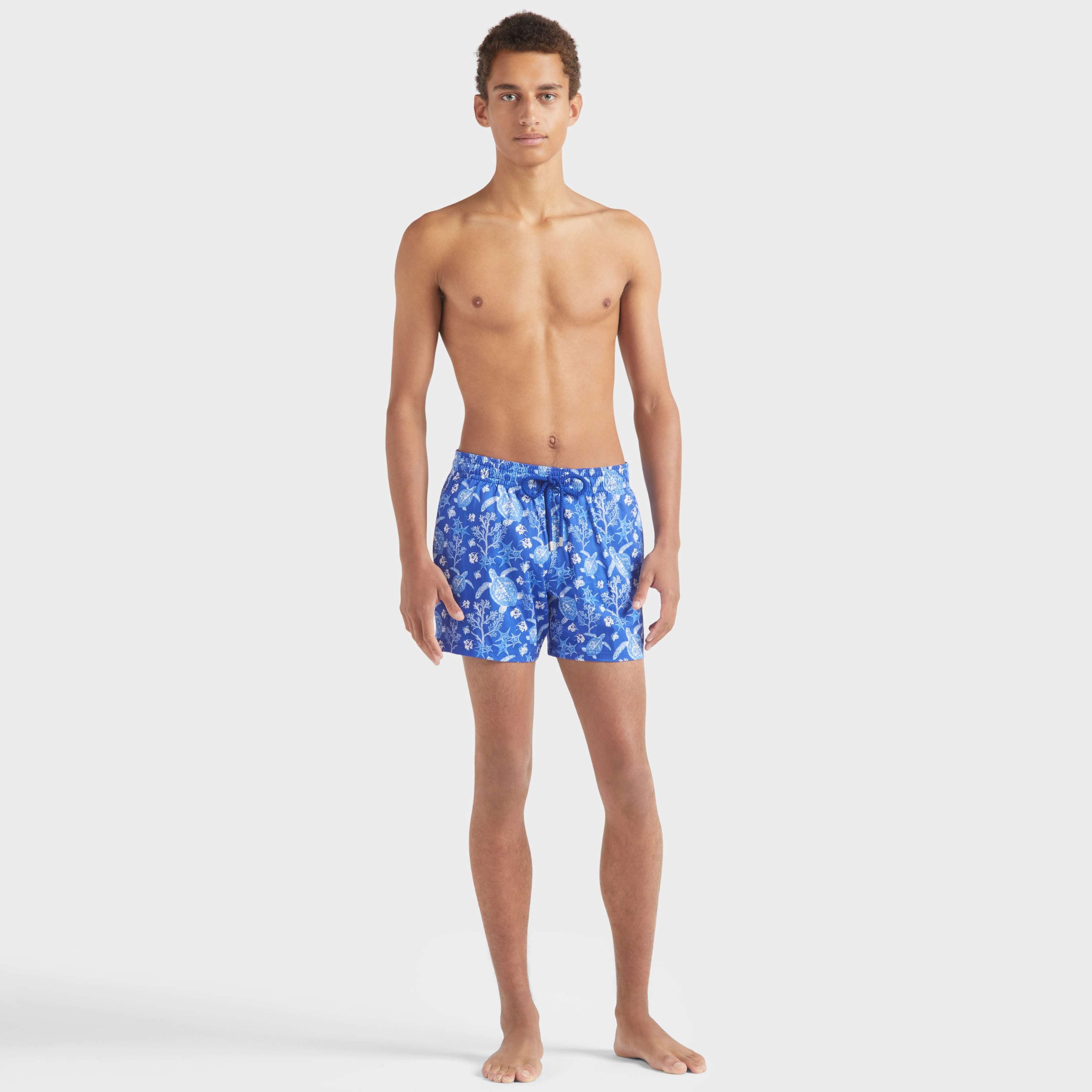 Vilebrequin Stretch Short X-Ray Turtles Swim Shorts - Marrakech