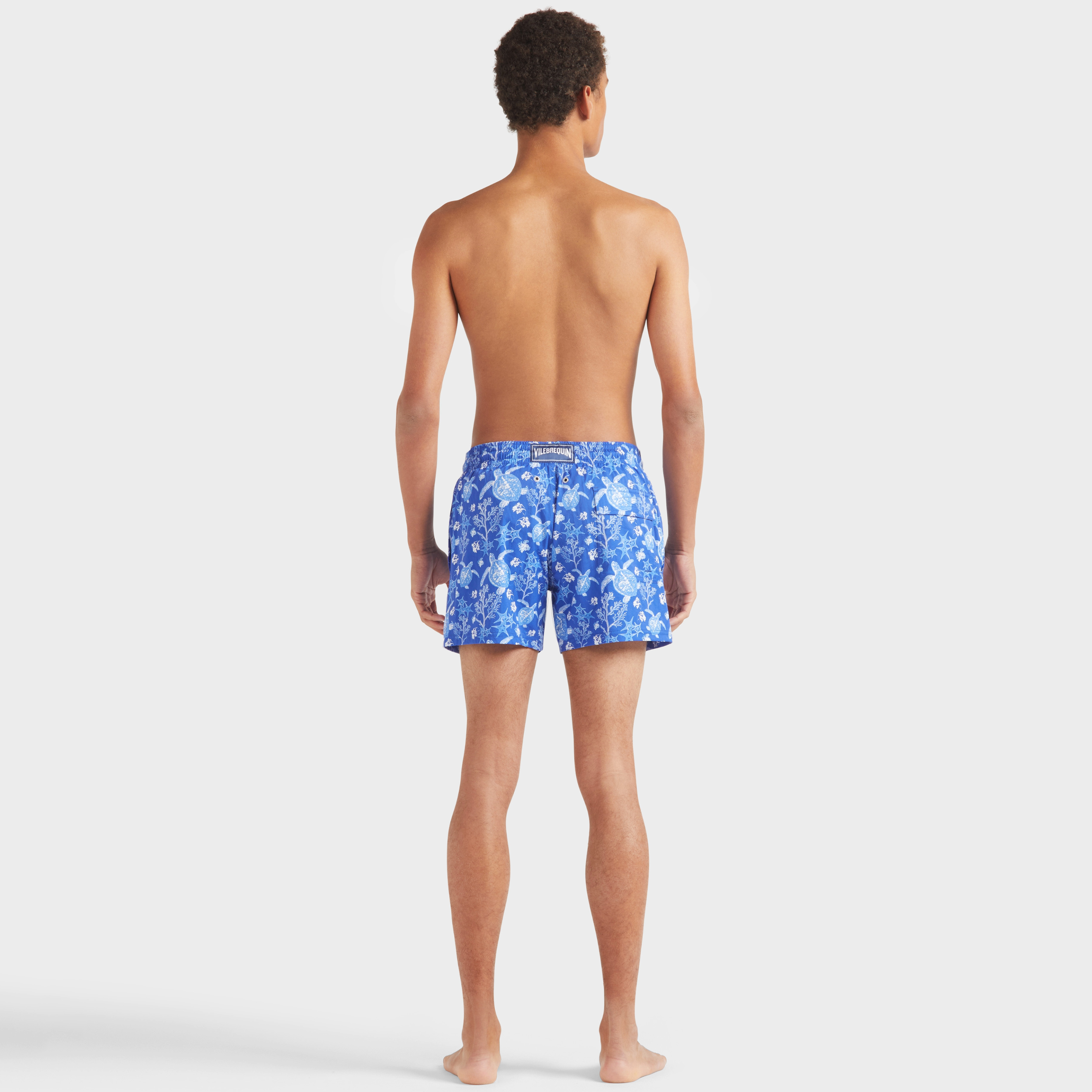 Vilebrequin Stretch Short X-Ray Turtles Swim Shorts - Marrakech