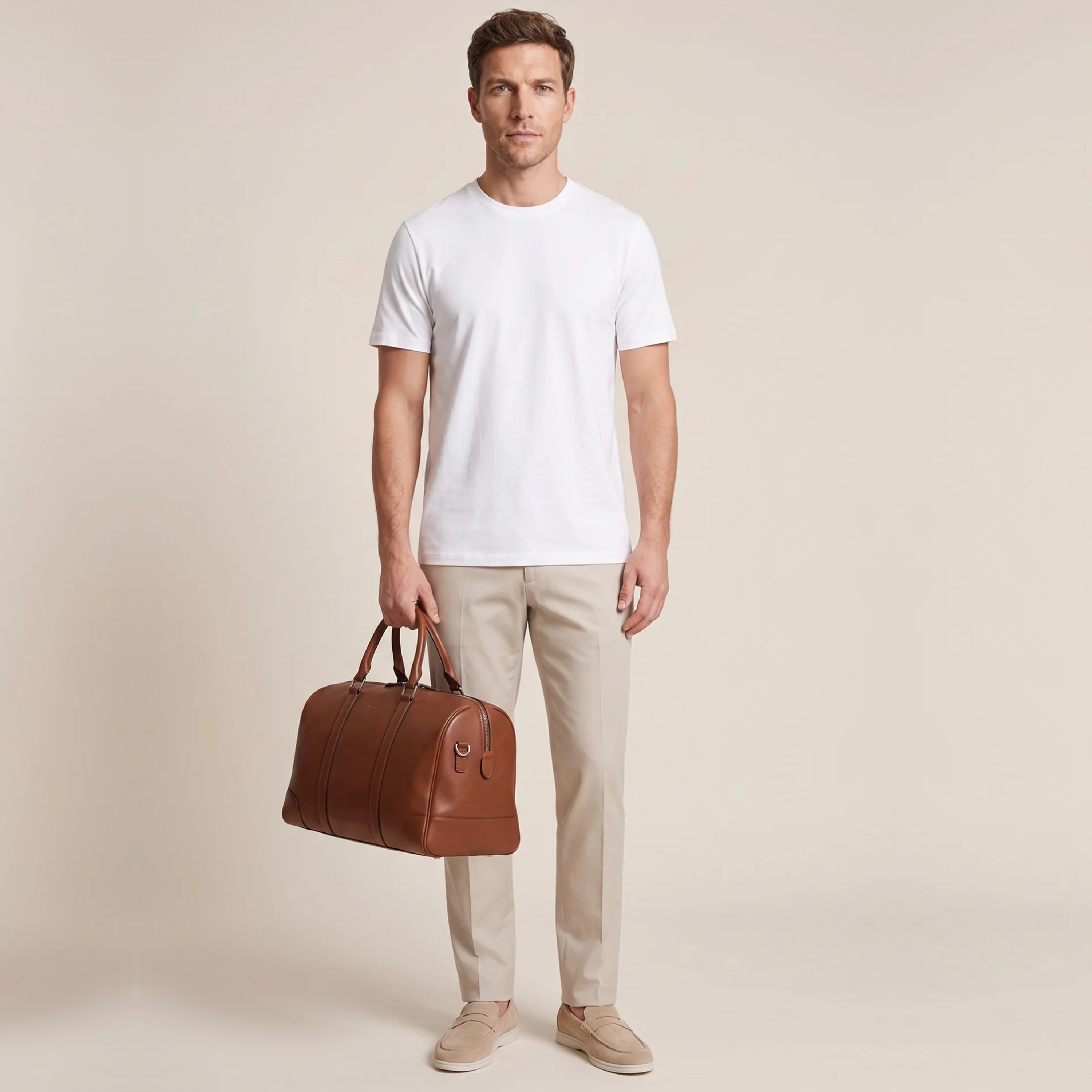 Thomas Maine Liquid Cotton T Shirt - White