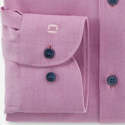 Olymp Level 5 24/7 Slim Fit Flex Jersey Shirt - Pink