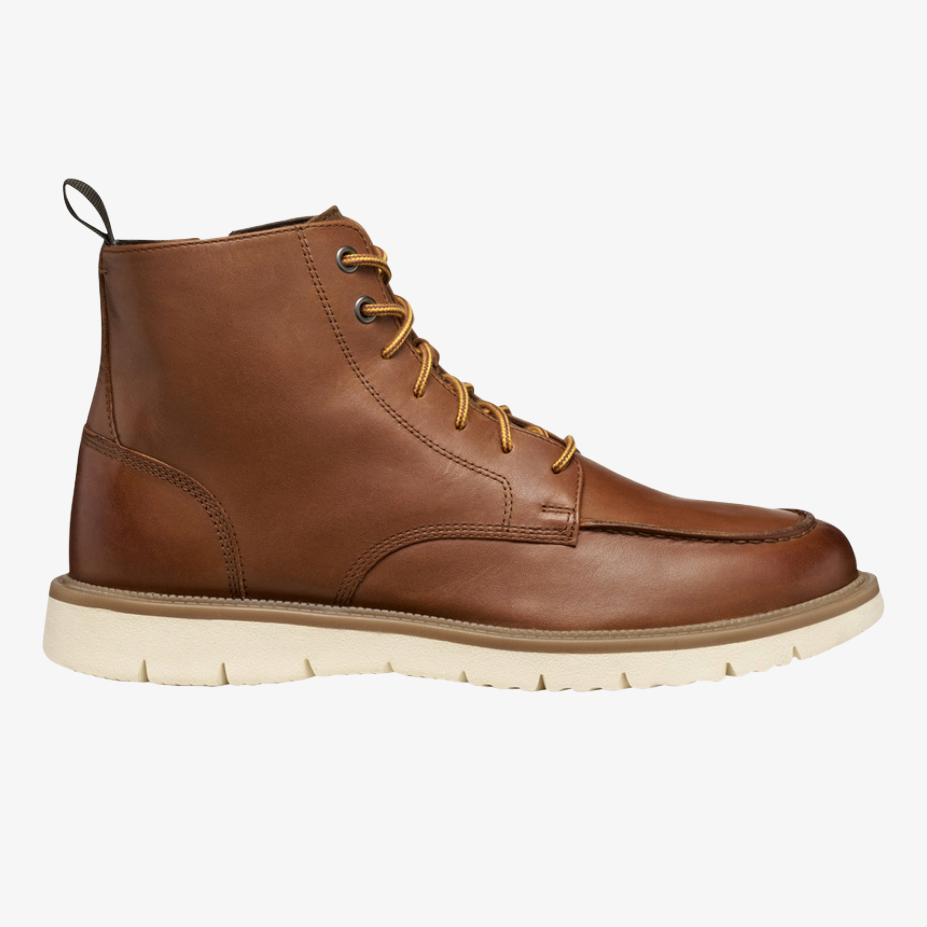 Geox Pove Lace Up Ankle Boots - Light Brown