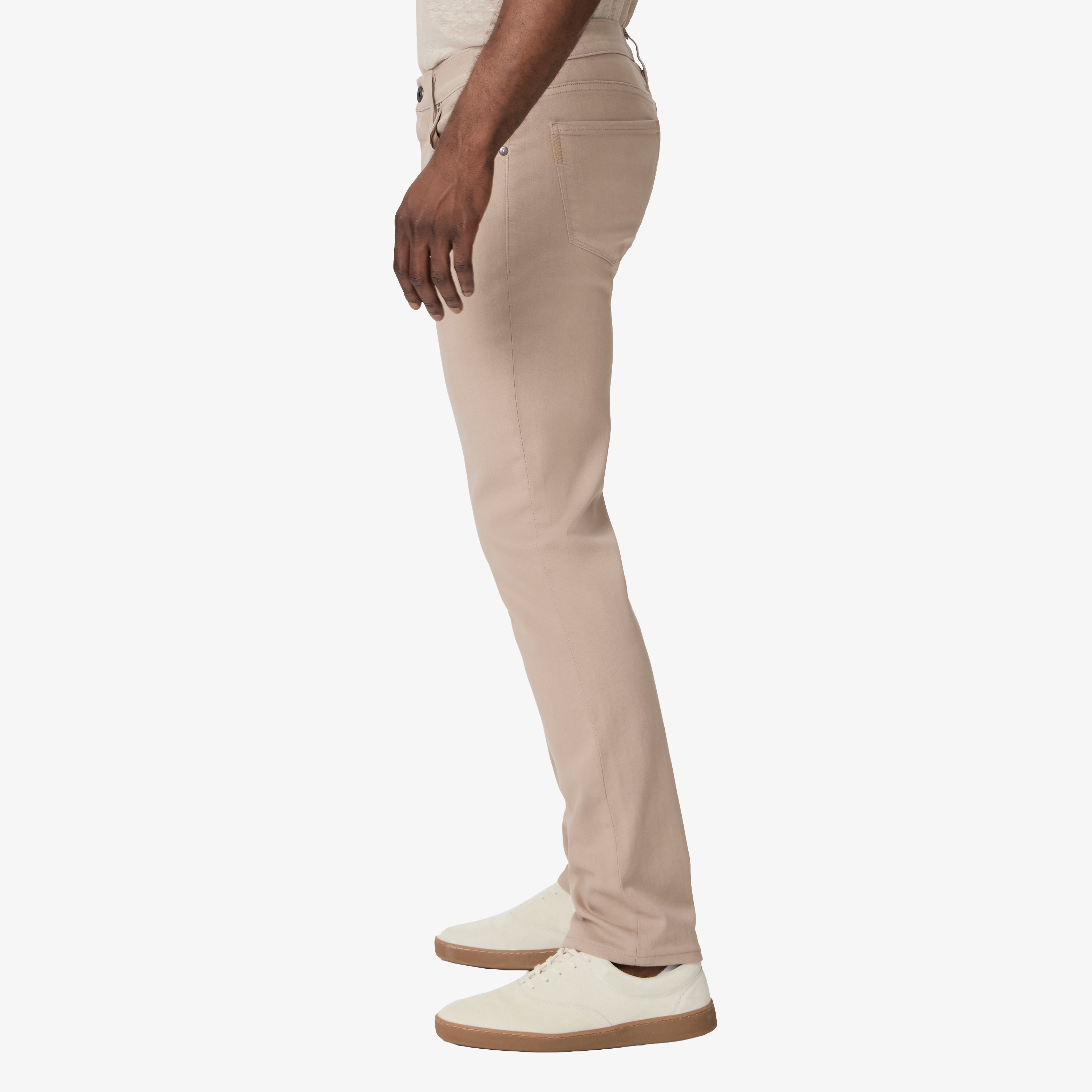 Paige Federal Straight Jeans - Toasted Almond