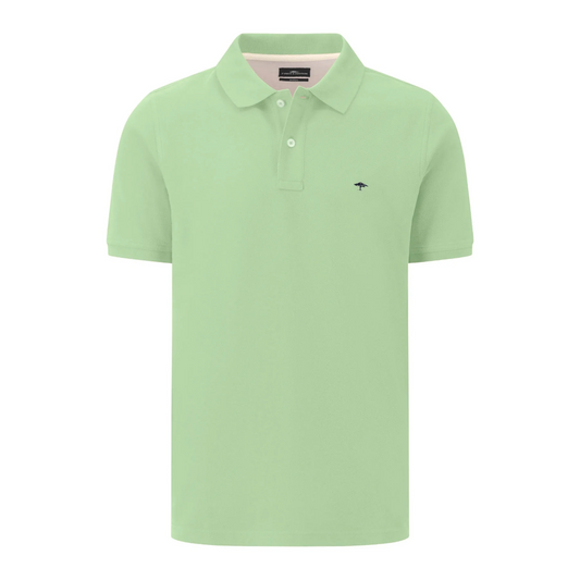 Fynch-Hatton Supima Cotton Polo Shirt  - Light Green