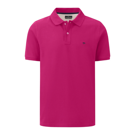 Fynch-Hatton Supima Cotton Polo Shirt - Pink