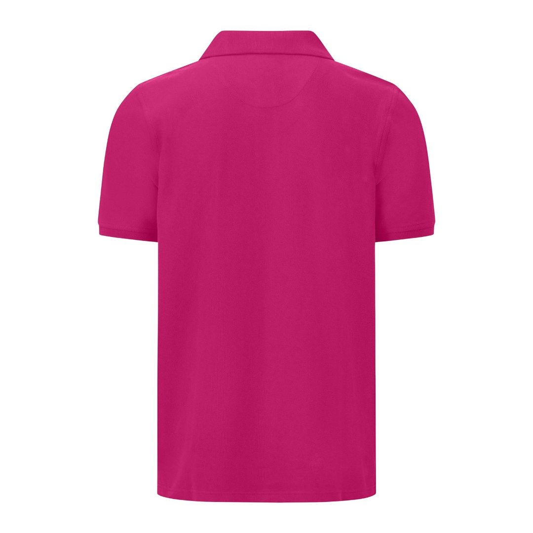 Fynch-Hatton Supima Cotton Polo Shirt - Pink