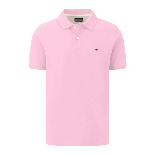 Fynch-Hatton Supima Cotton Polo Shirt - Light Pink