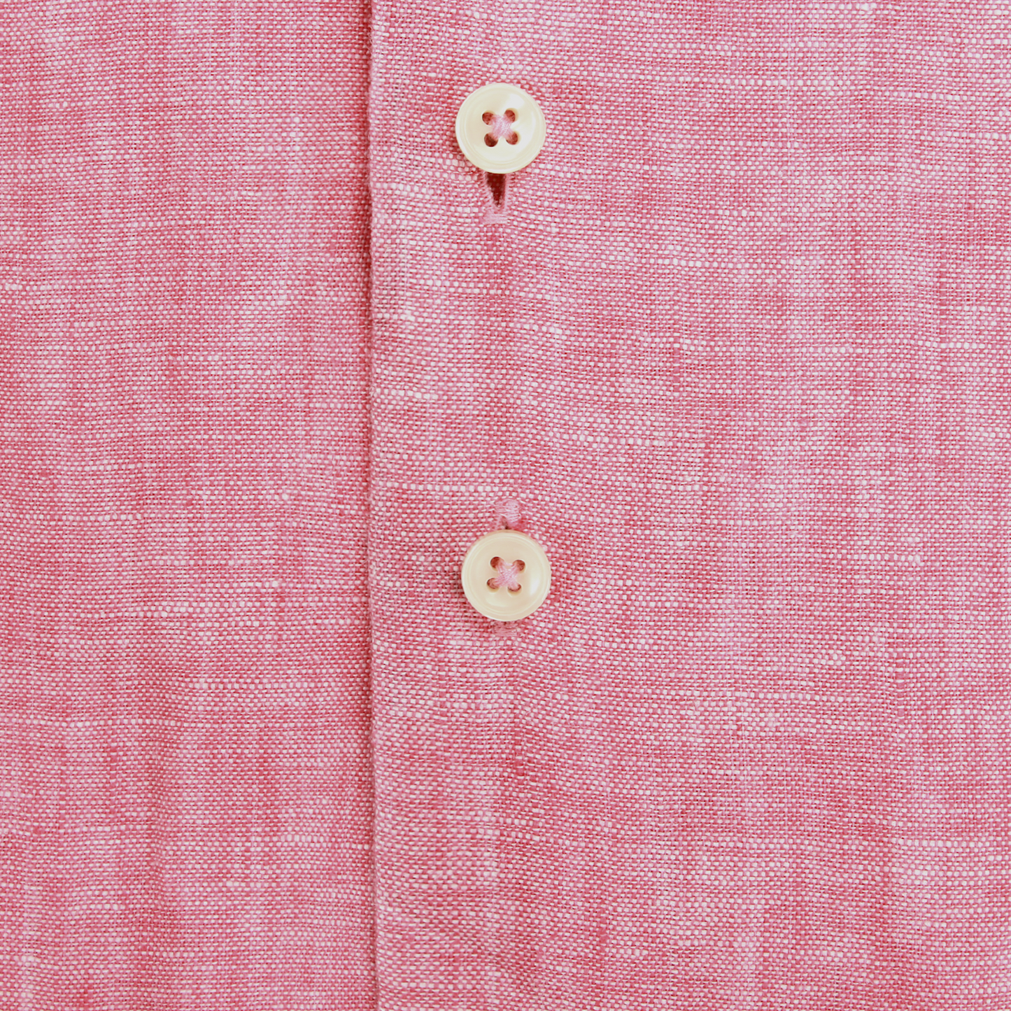 R2 Amsterdam Long Sleeve Linen Shirt - Light Pink