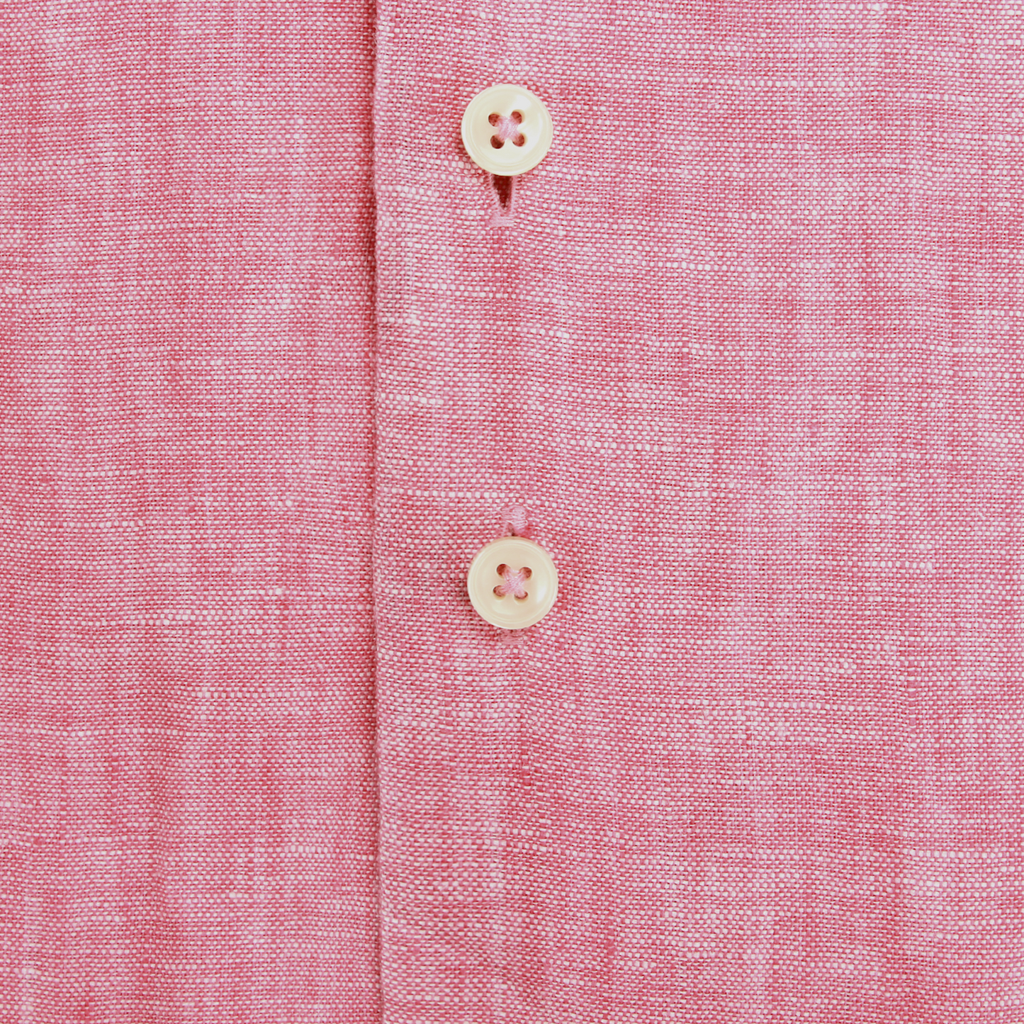 R2 Amsterdam Long Sleeve Linen Shirt -  Pink