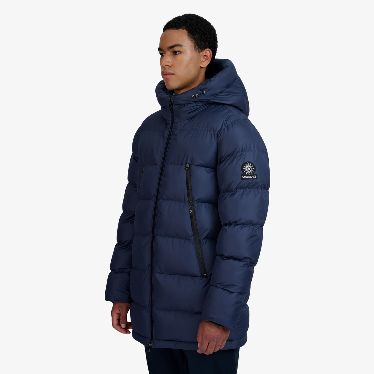 Sandbanks Ravine Mid Puffer Jacket - Navy