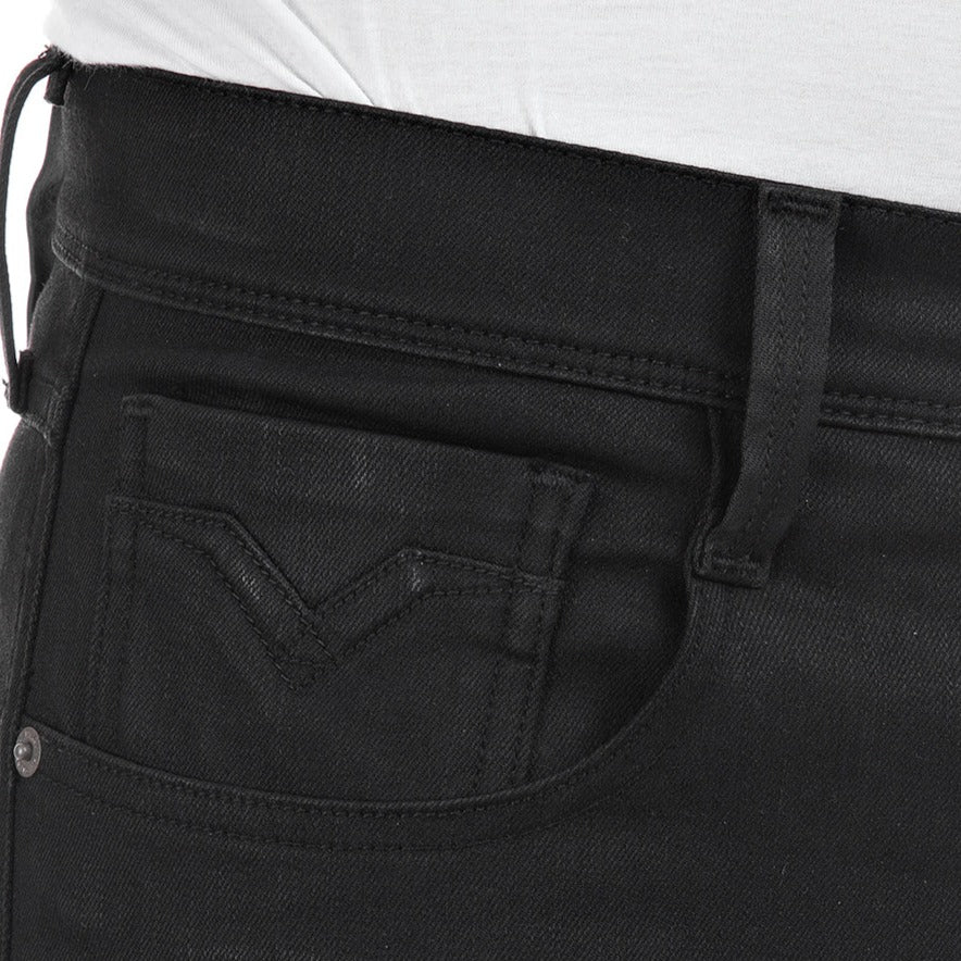 Replay Anbass Hyperflex Re-Used Slim Fit Jeans - Black