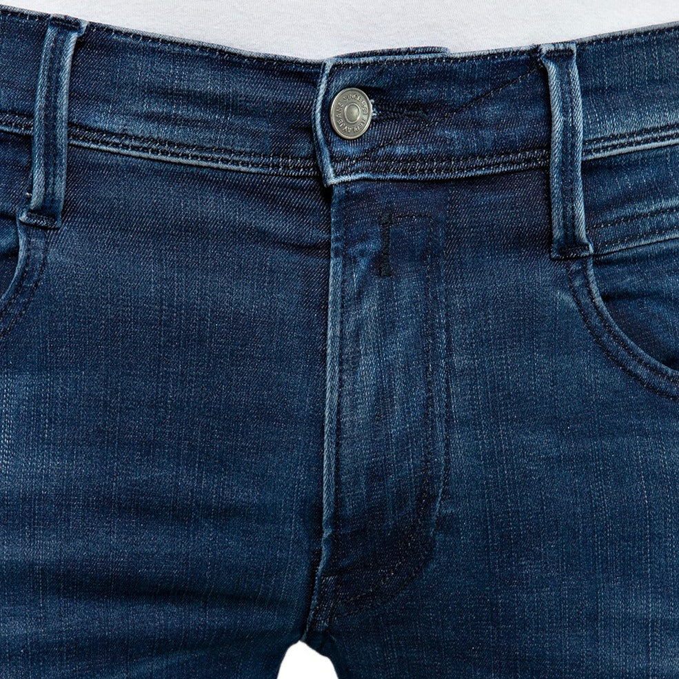 Replay Anbass Hyperflex Slim Fit Jeans - Dark Blue