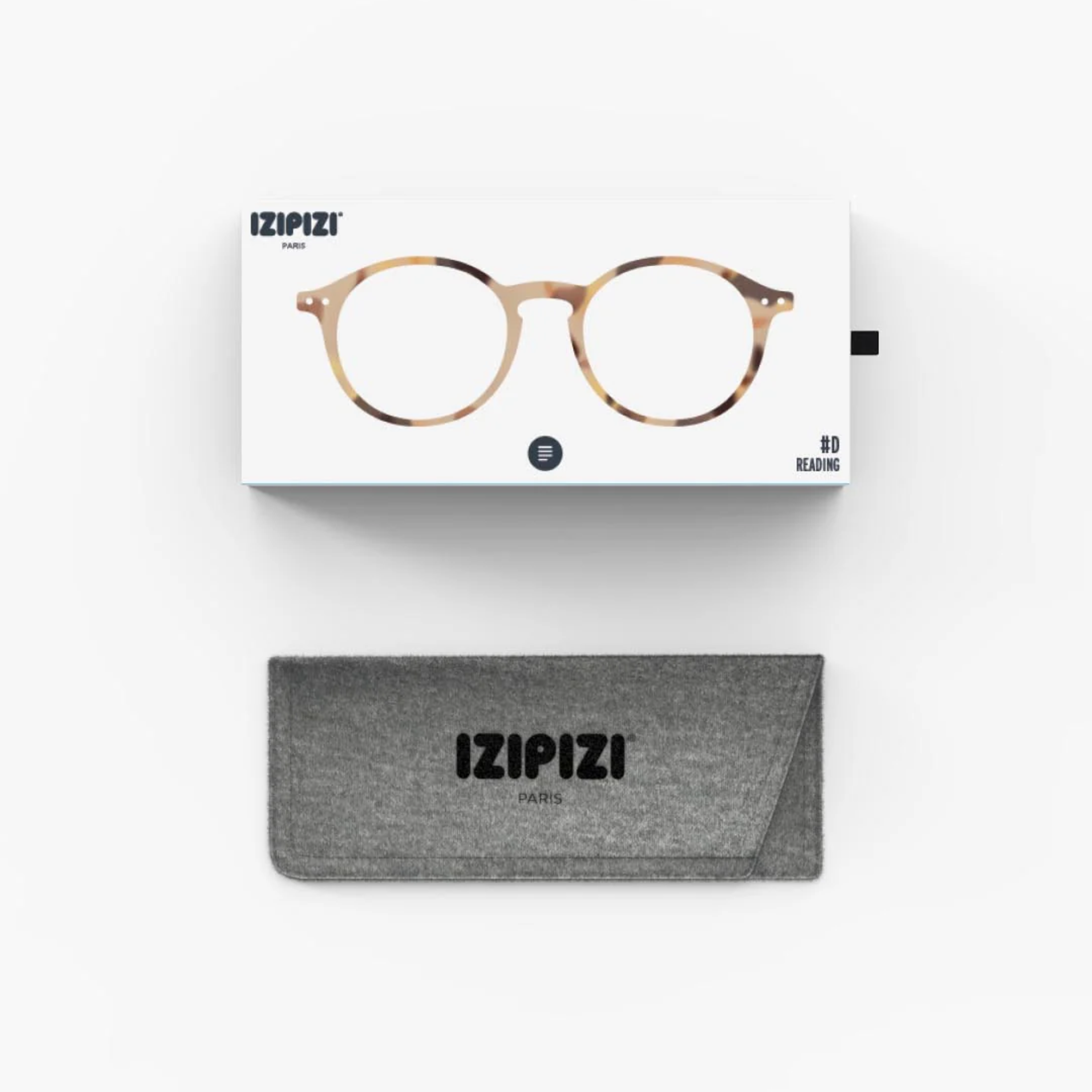 Izipizi #D Reading Glasses - Light Tortoise