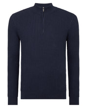 Load image into Gallery viewer, REMUS UOMO Half Zip Cable Knit 533-58674
