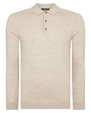 Load image into Gallery viewer, REMUS UOMO Knitted Long Sleeve 3 Button Polo Shirt 533-58755
