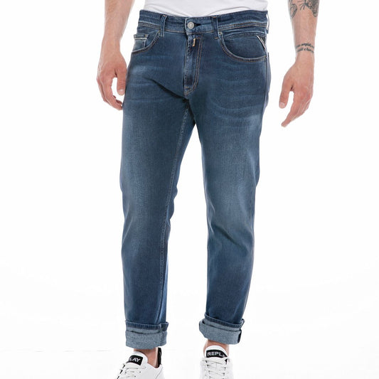 Replay Grover Regular Fit Jeans - Dark Blue