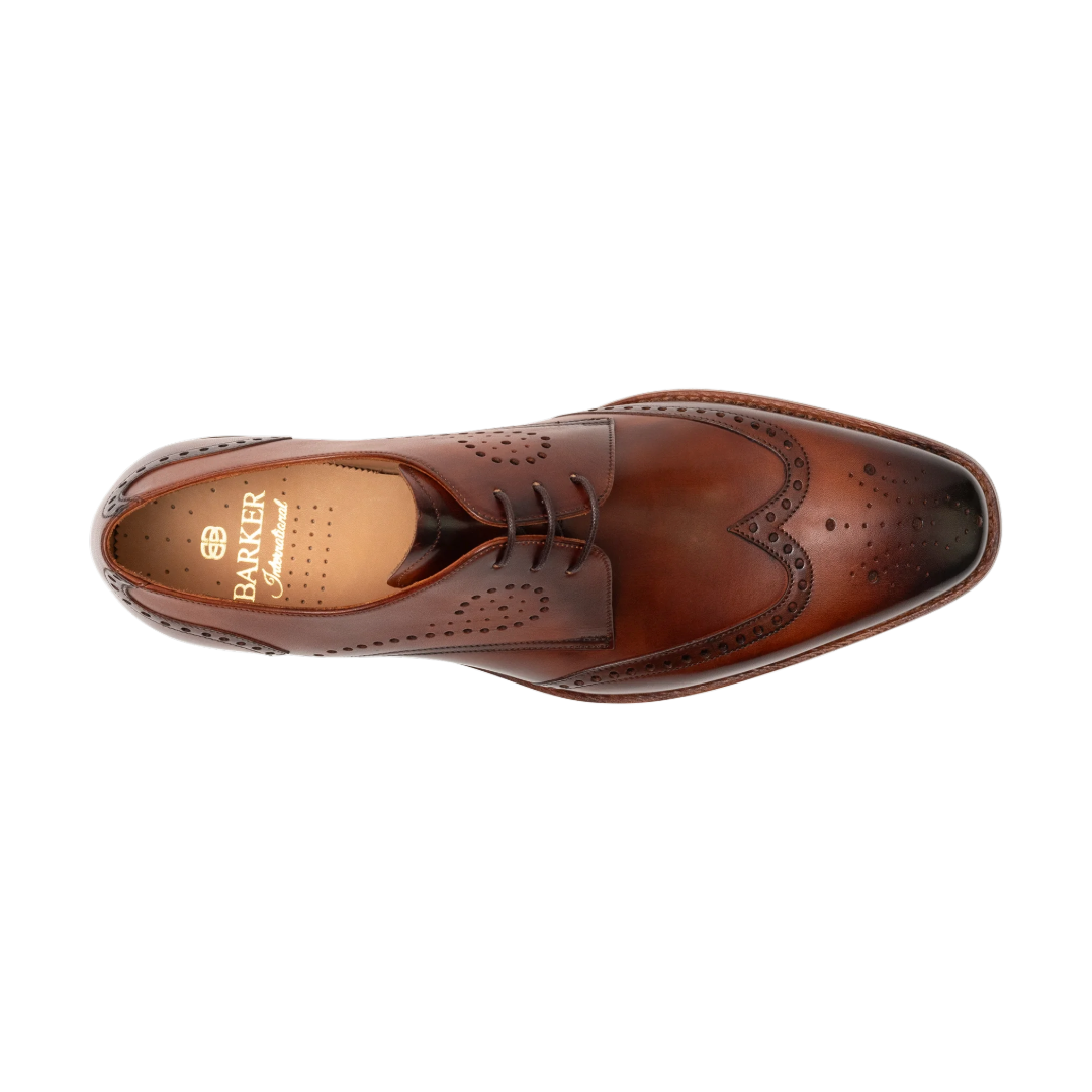 Barker George Shoes - Brown Hand Patina