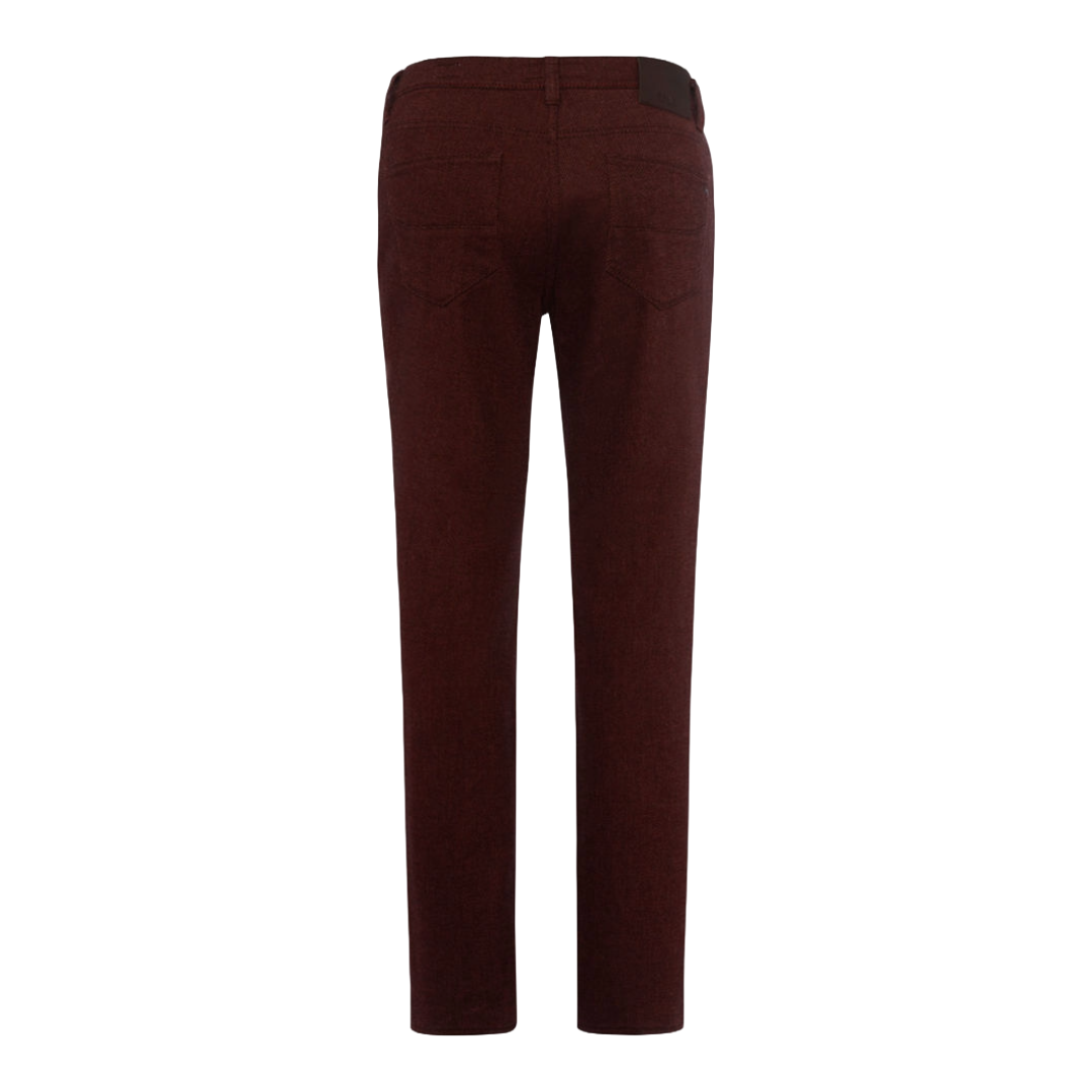 Brax Cadiz Woo-look Flex Jeans - Burned Red