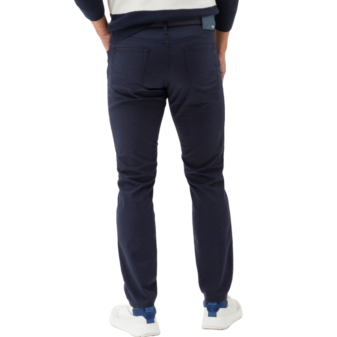 Brax Chuck Hi-Flex Two Tone Tech Jeans - Navy