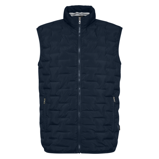 Bugatti Quilted Gilet - Navy