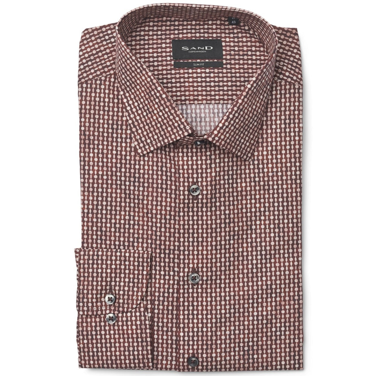 Sand Print Shirt - Brown