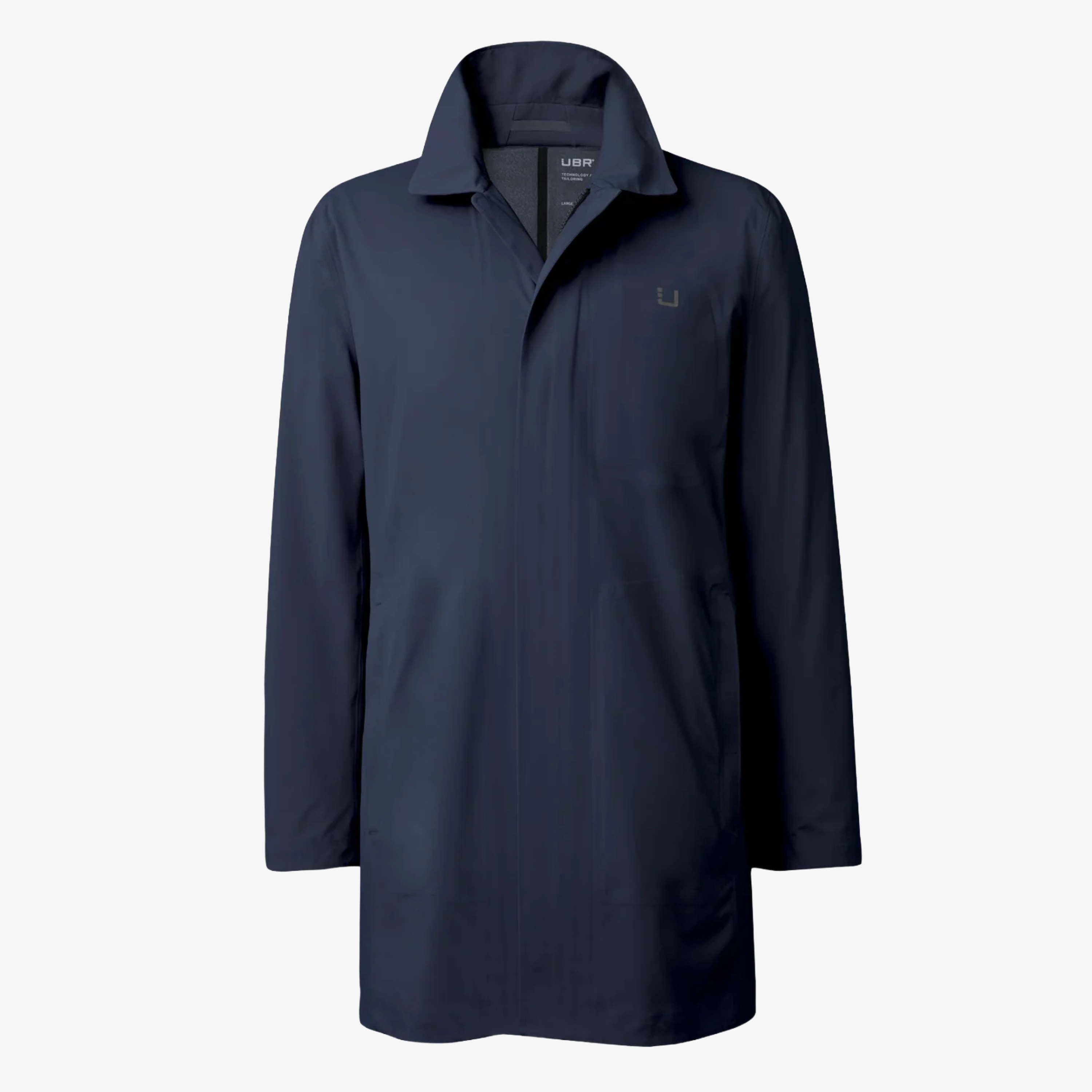 UBR Sky Fall Lightweight Coat - Navy