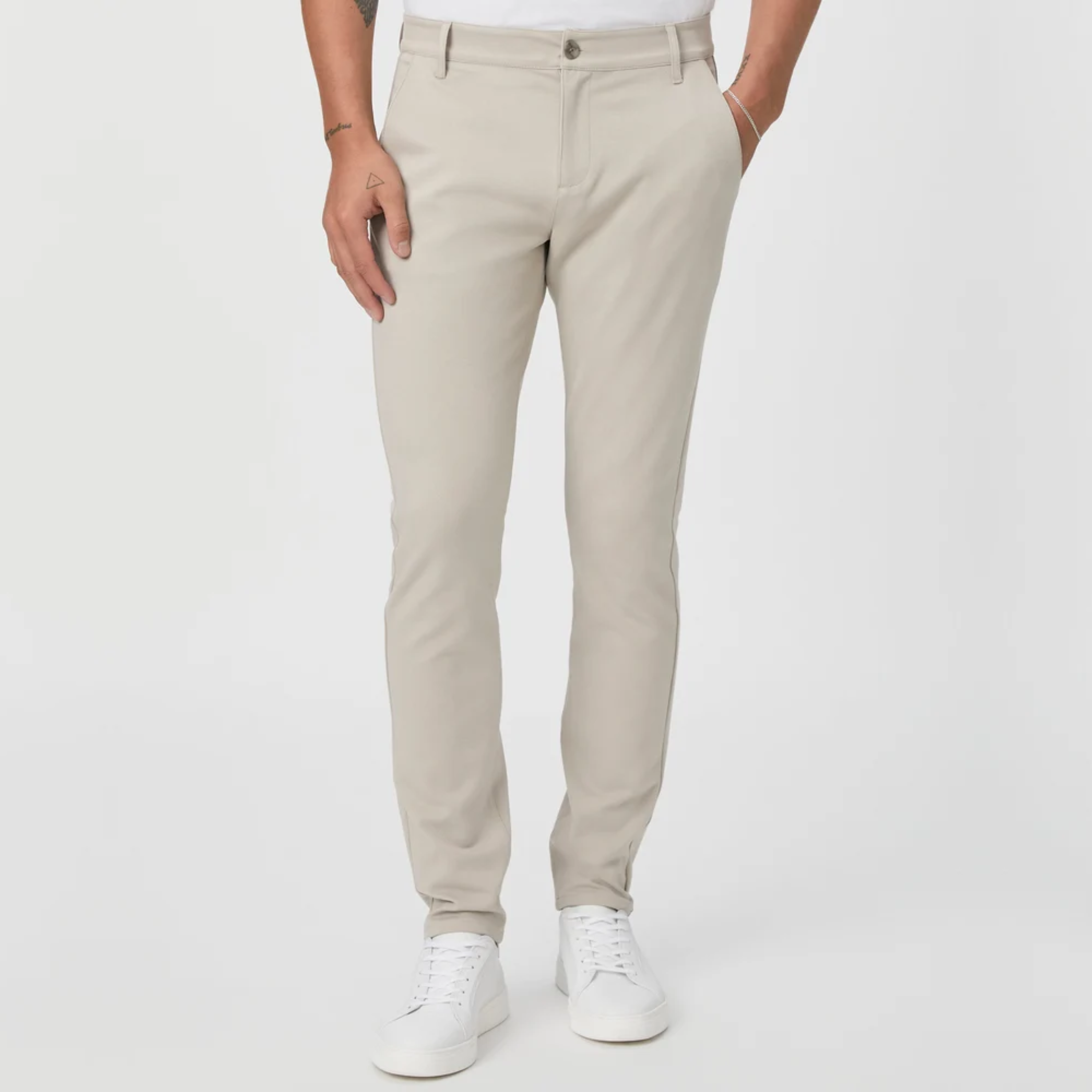 Paige Stafford Trouser - Fresh Oyster