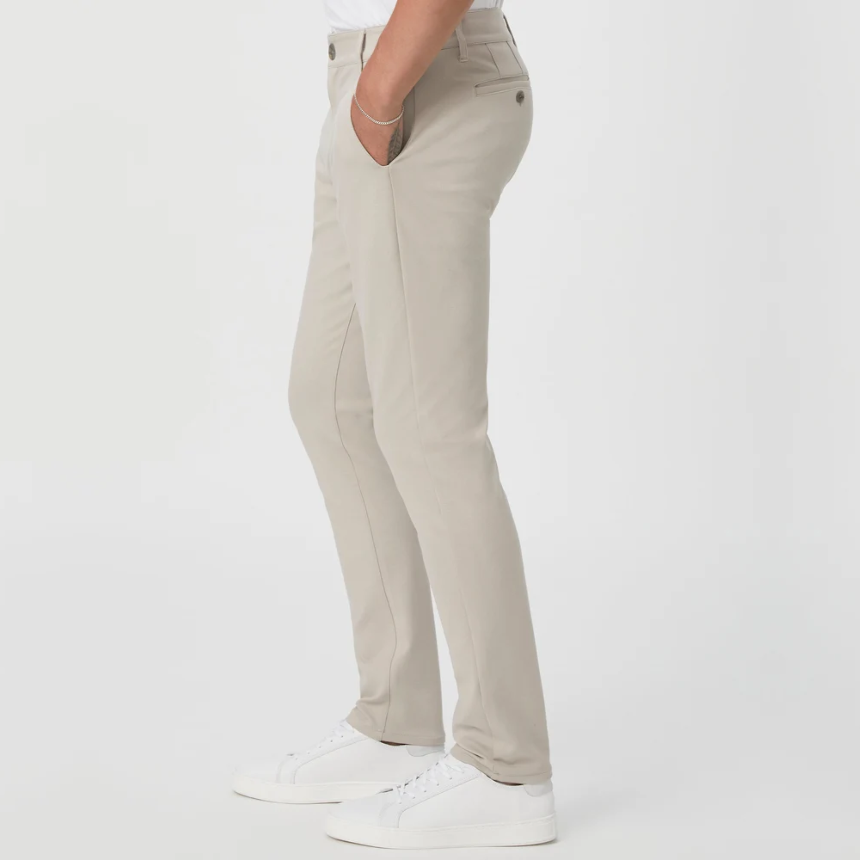 Paige Stafford Trouser - Fresh Oyster