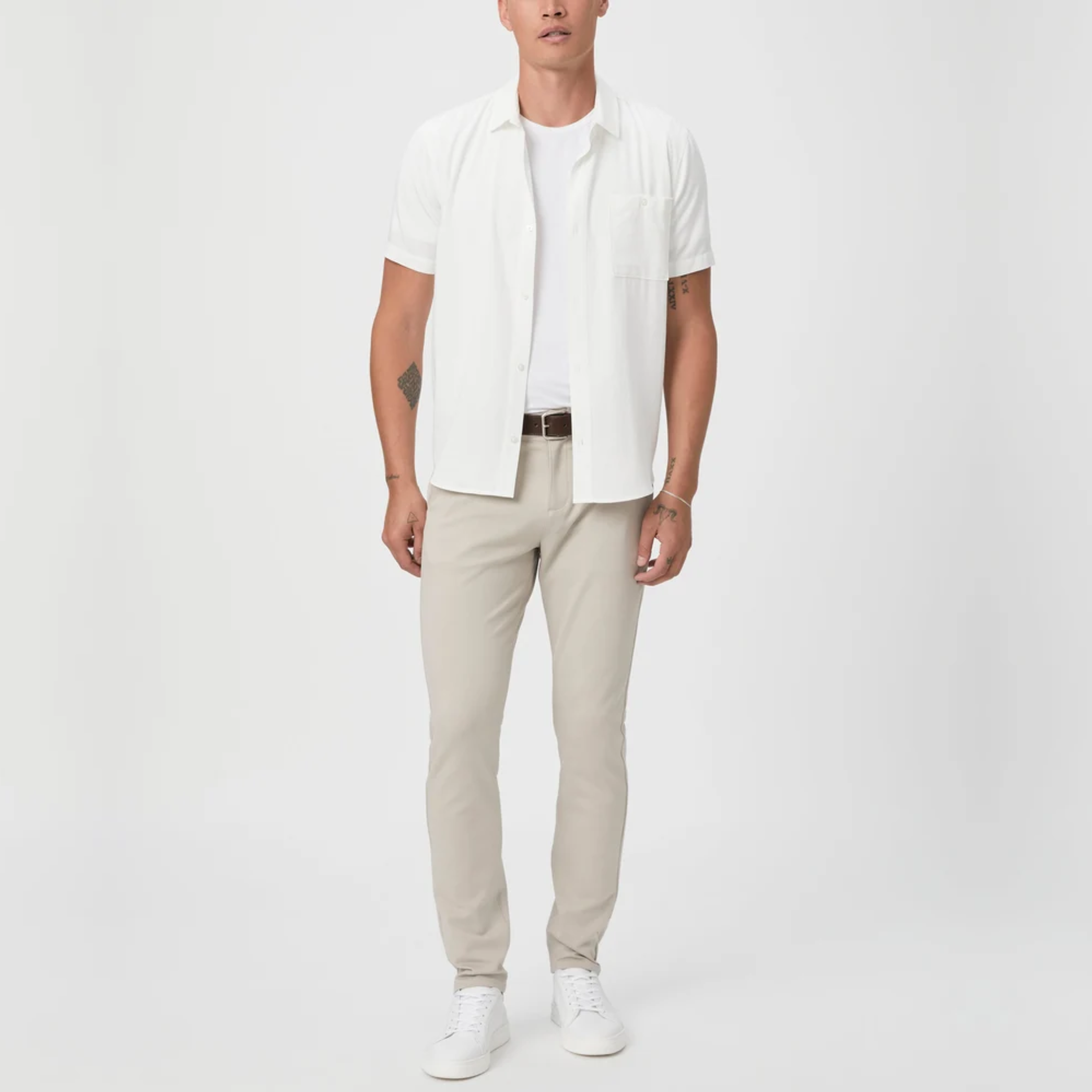 Paige Stafford Trouser - Fresh Oyster