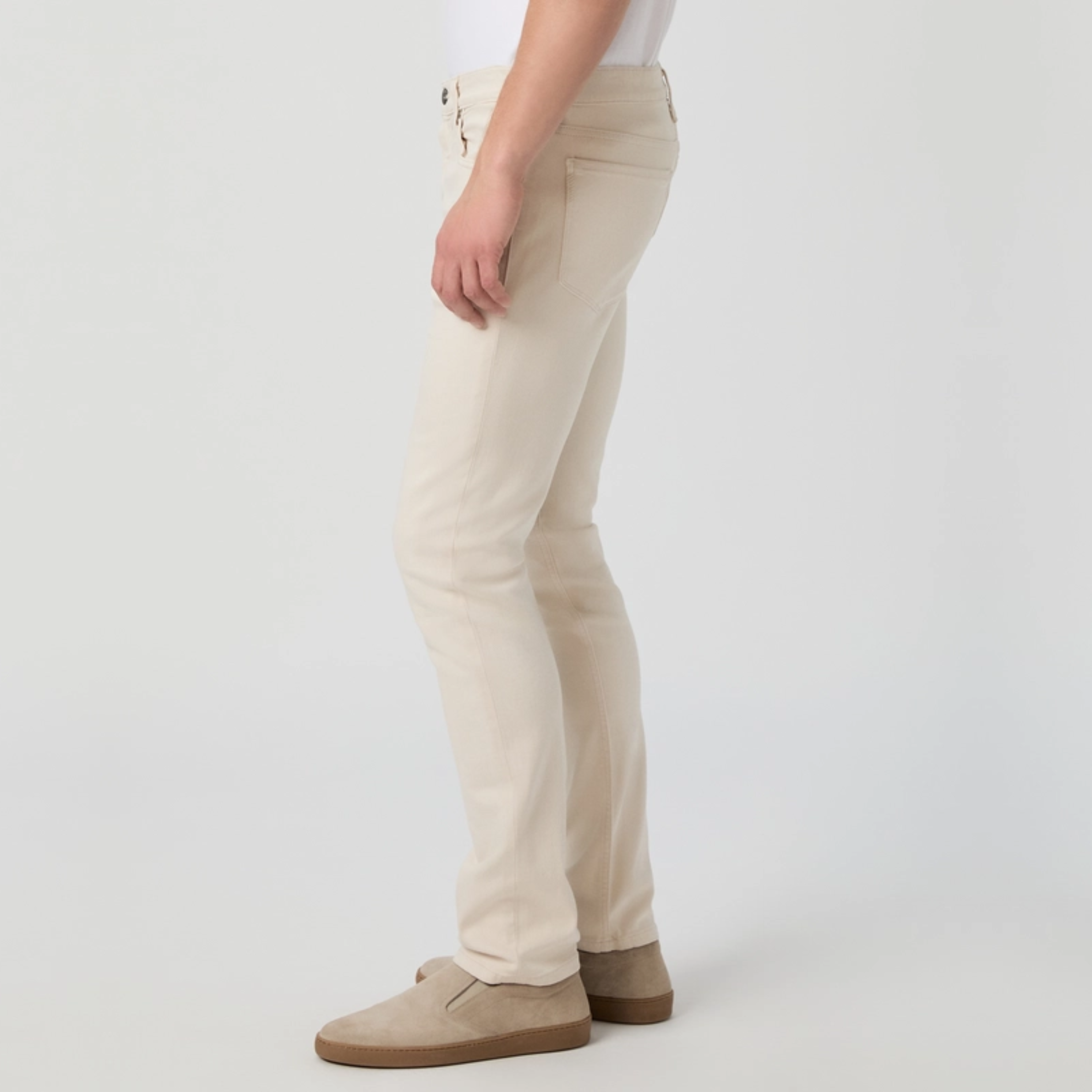Paige Federal Slim Straight Jeans - Sea Shell