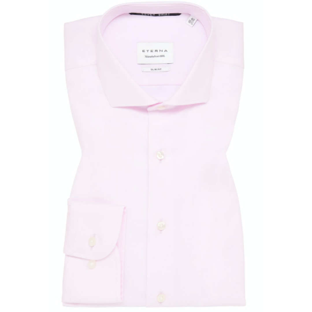 Eterna 1863 Cotton-Linen Shirt - Pink