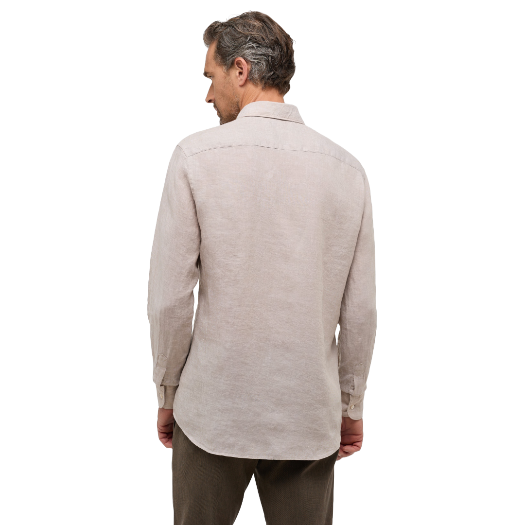 Eterna 1863 Pure Linen Shirt - Beige