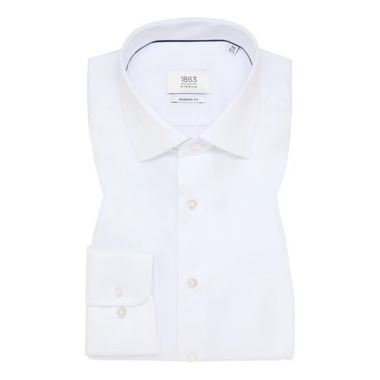 Eterna 1863 Pure Cotton Non Iron Shirt - White