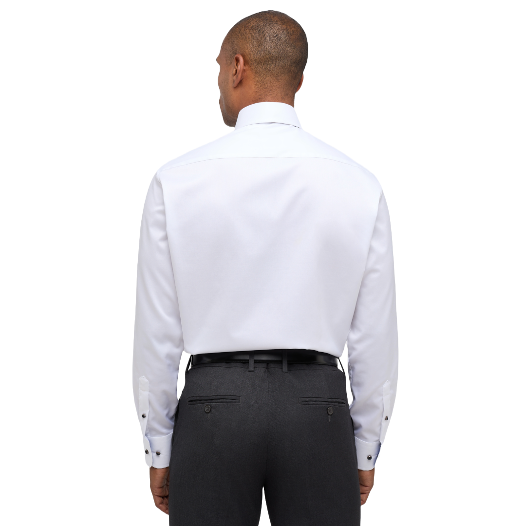 Eterna 1863 Pure Cotton Non Iron Shirt - White