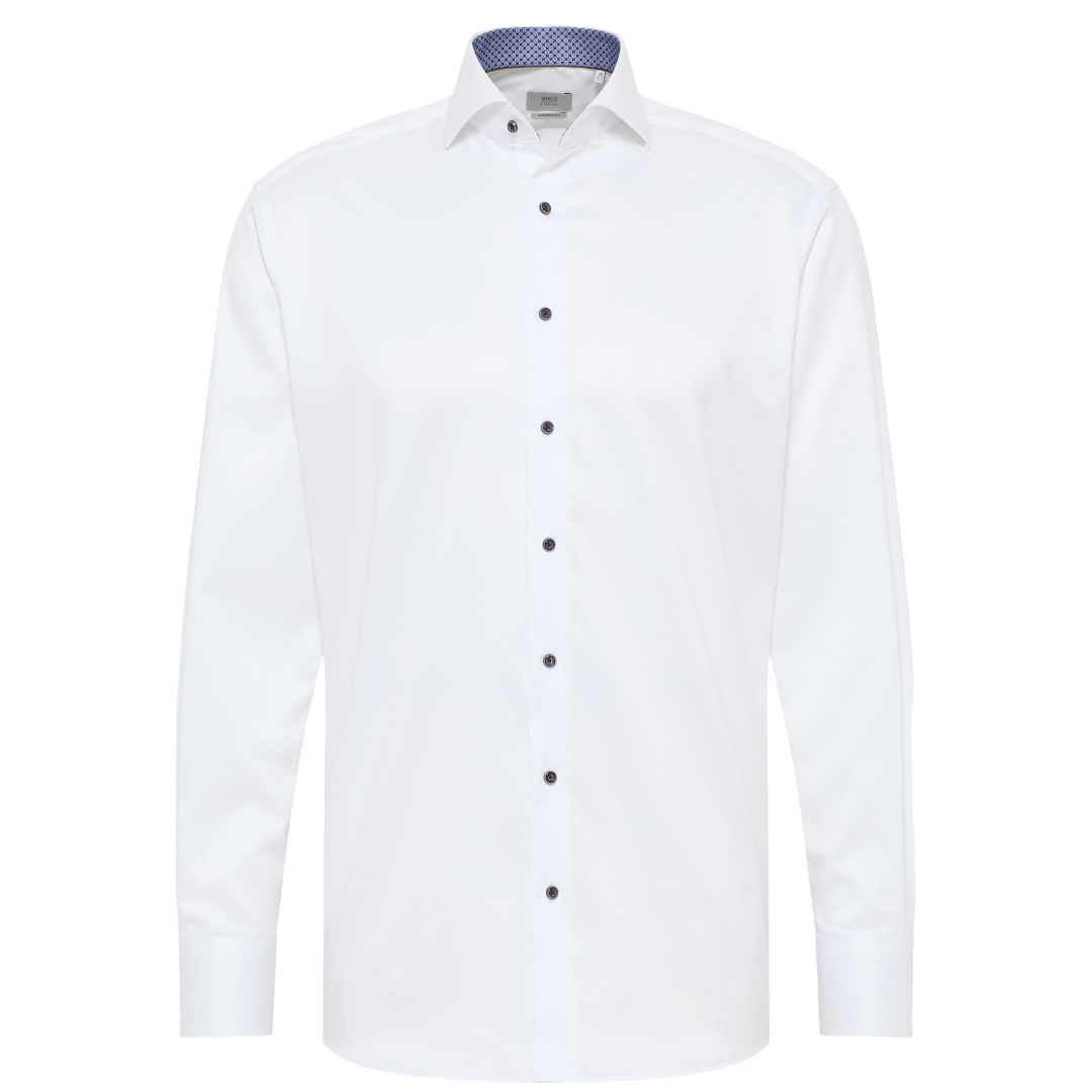 Eterna 1863 Pure Cotton Non Iron Shirt - White