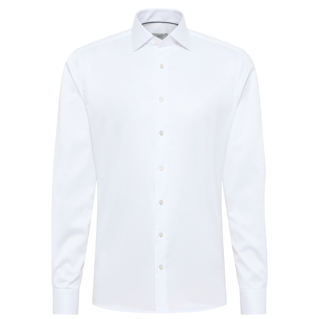 Eterna 1863 Pure Cotton Non Iron Shirt - White