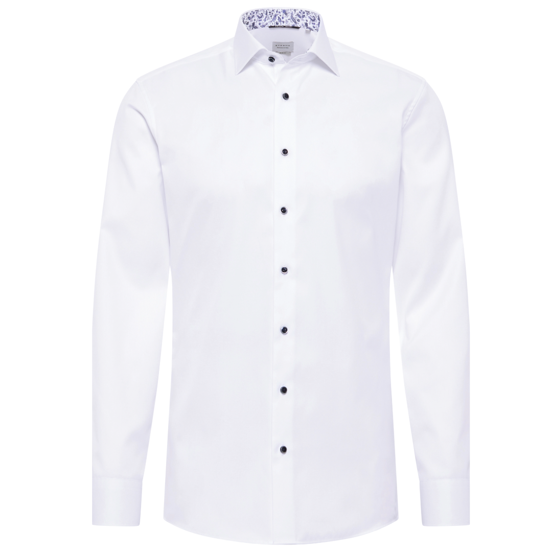 Eterna Non Iron Cover Shirt - White