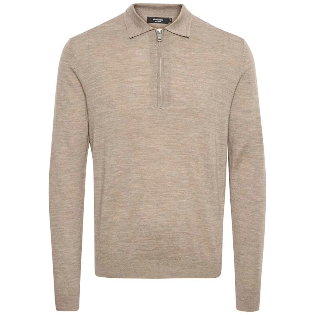 Matinique MAklint Zip Polo - Beige