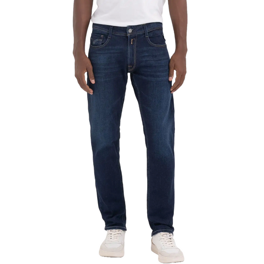 Replay Rocco Comfort Regular Fit Denim Jeans - Dark Blue