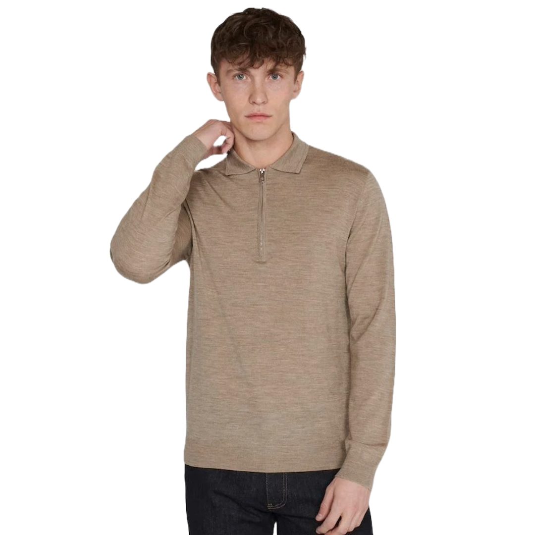 Matinique MAklint Zip Polo - Beige