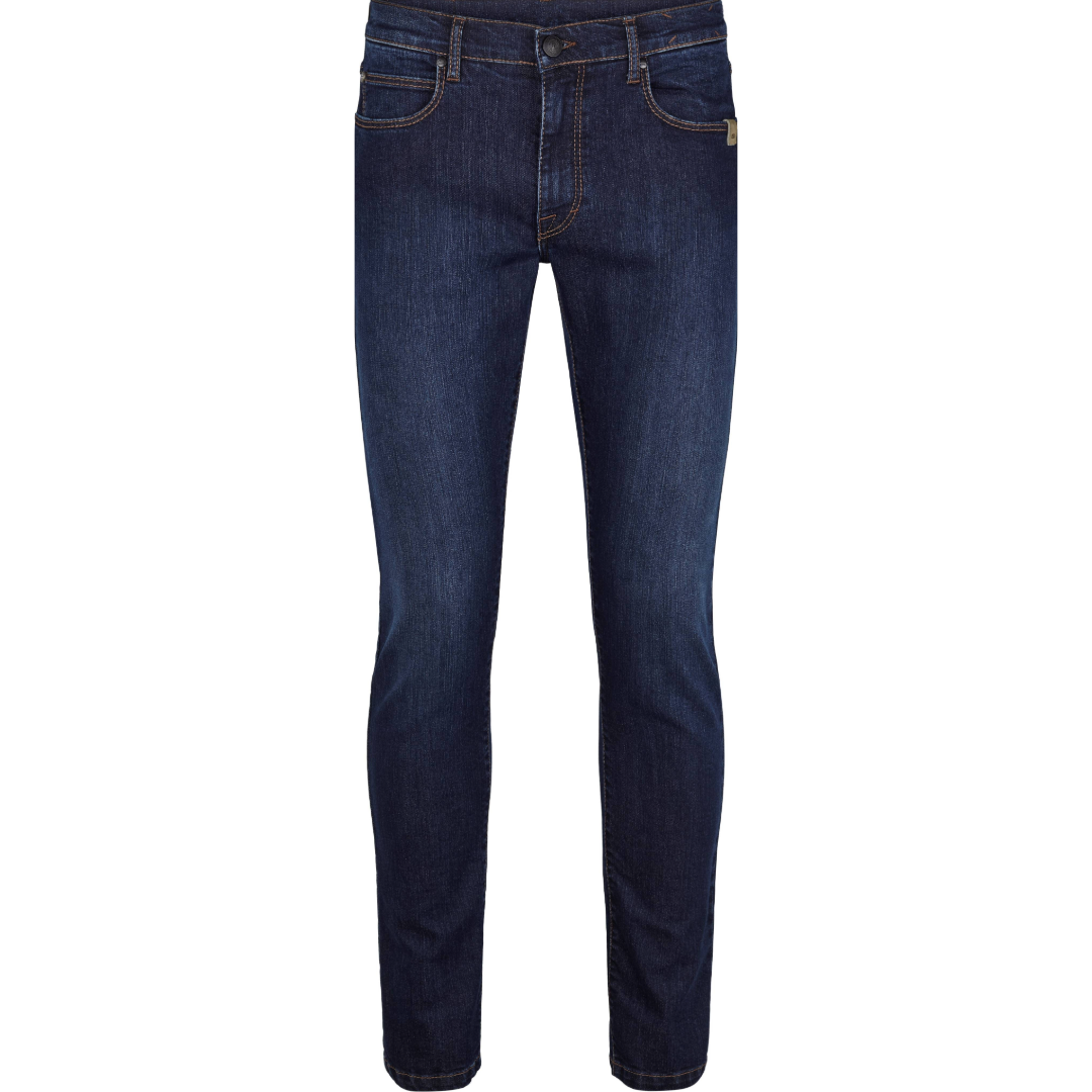 Sand Super Stretch Denim Jeans - Dark Blue