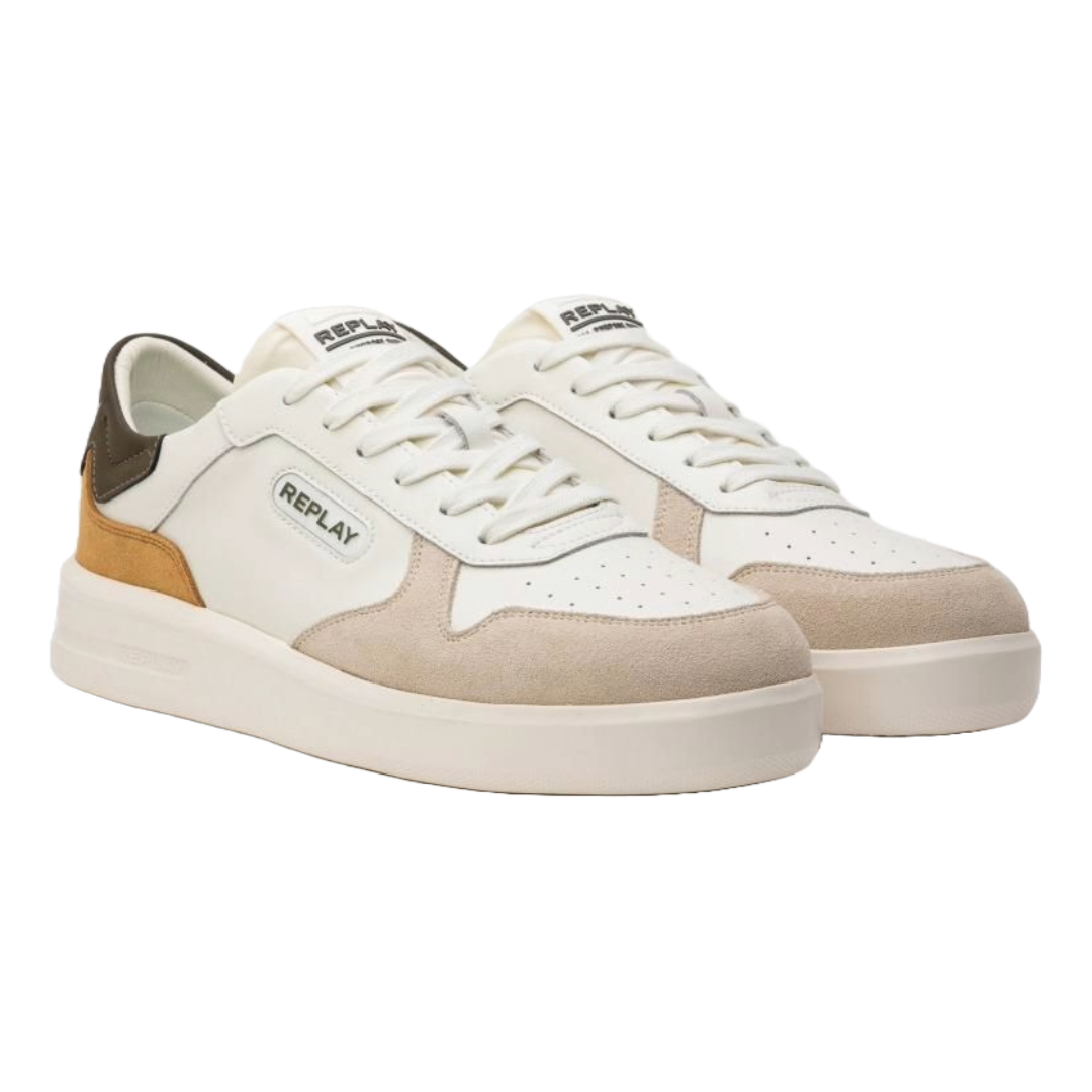 Replay University M Court MX Trainers Beige