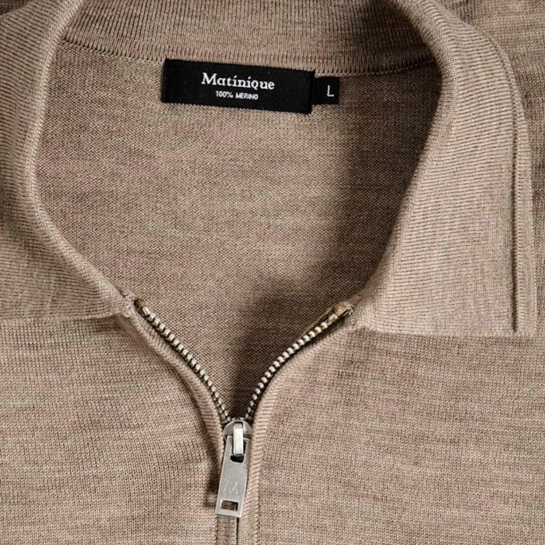 Matinique MAklint Zip Polo - Beige