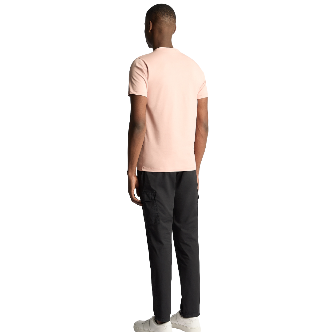 Remus Uomo Stretch Cotton T Shirt - Light Pink