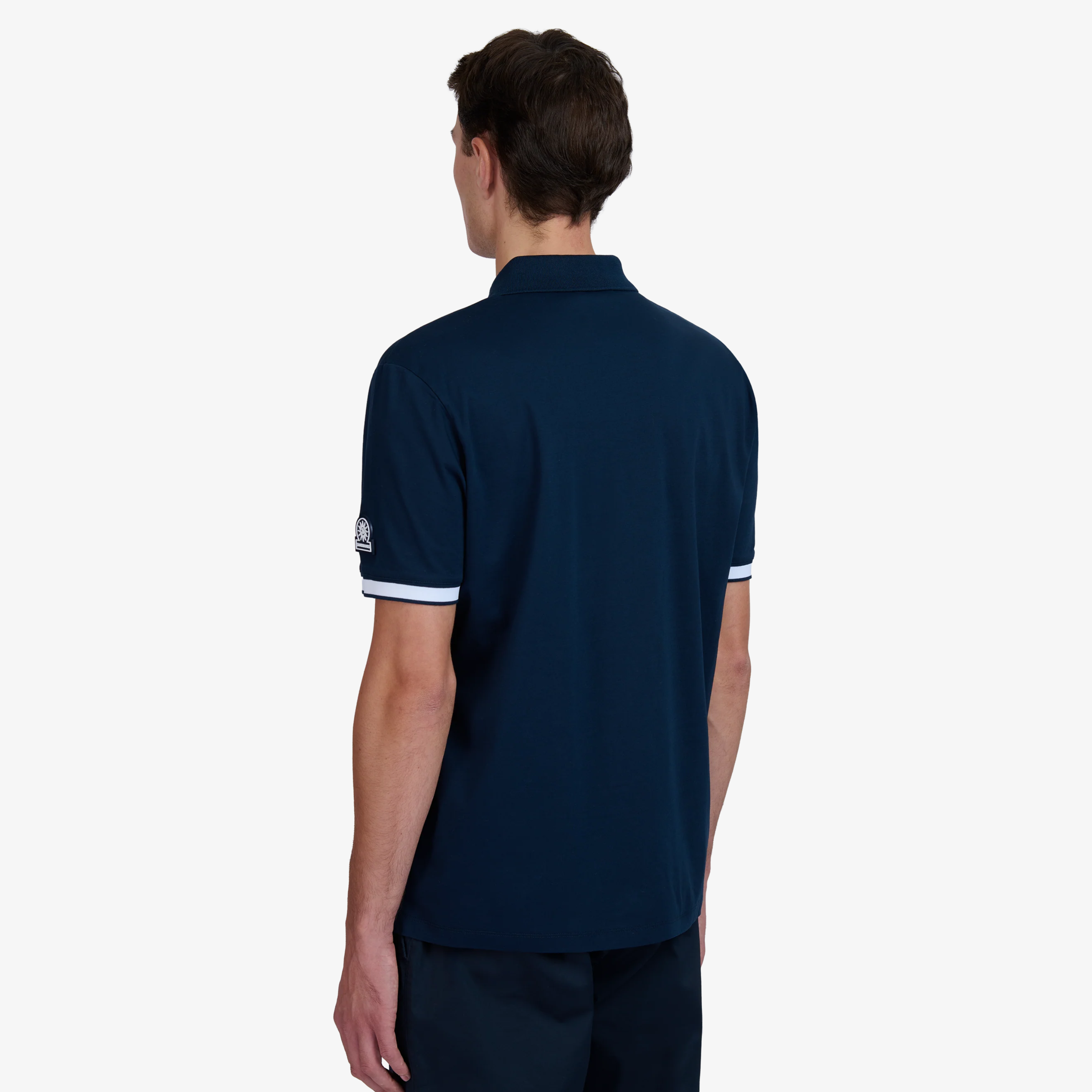 Sandbanks Silicone Zip Polo - Navy