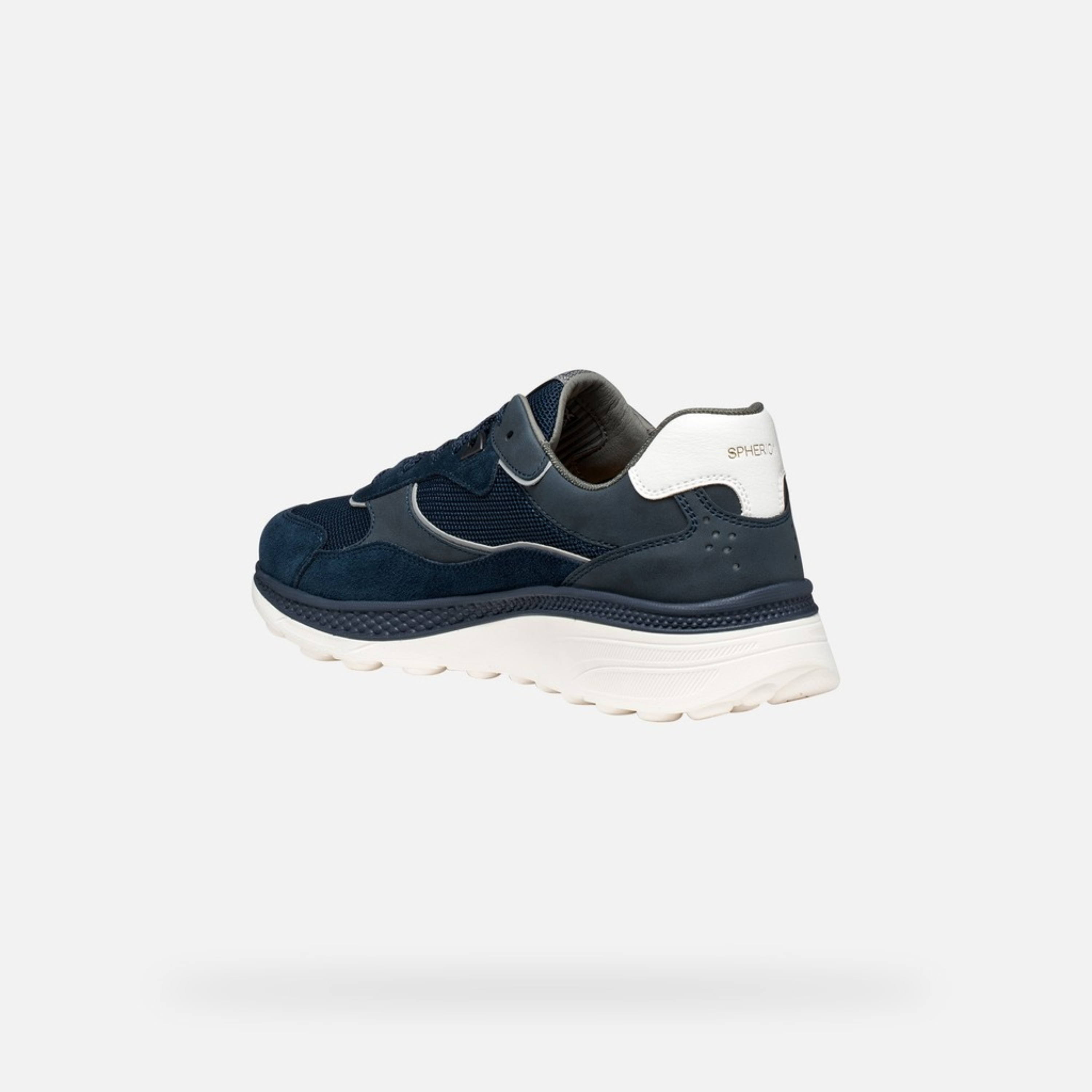 Geox Spherica Actif X1 Low Top Trainers - Navy