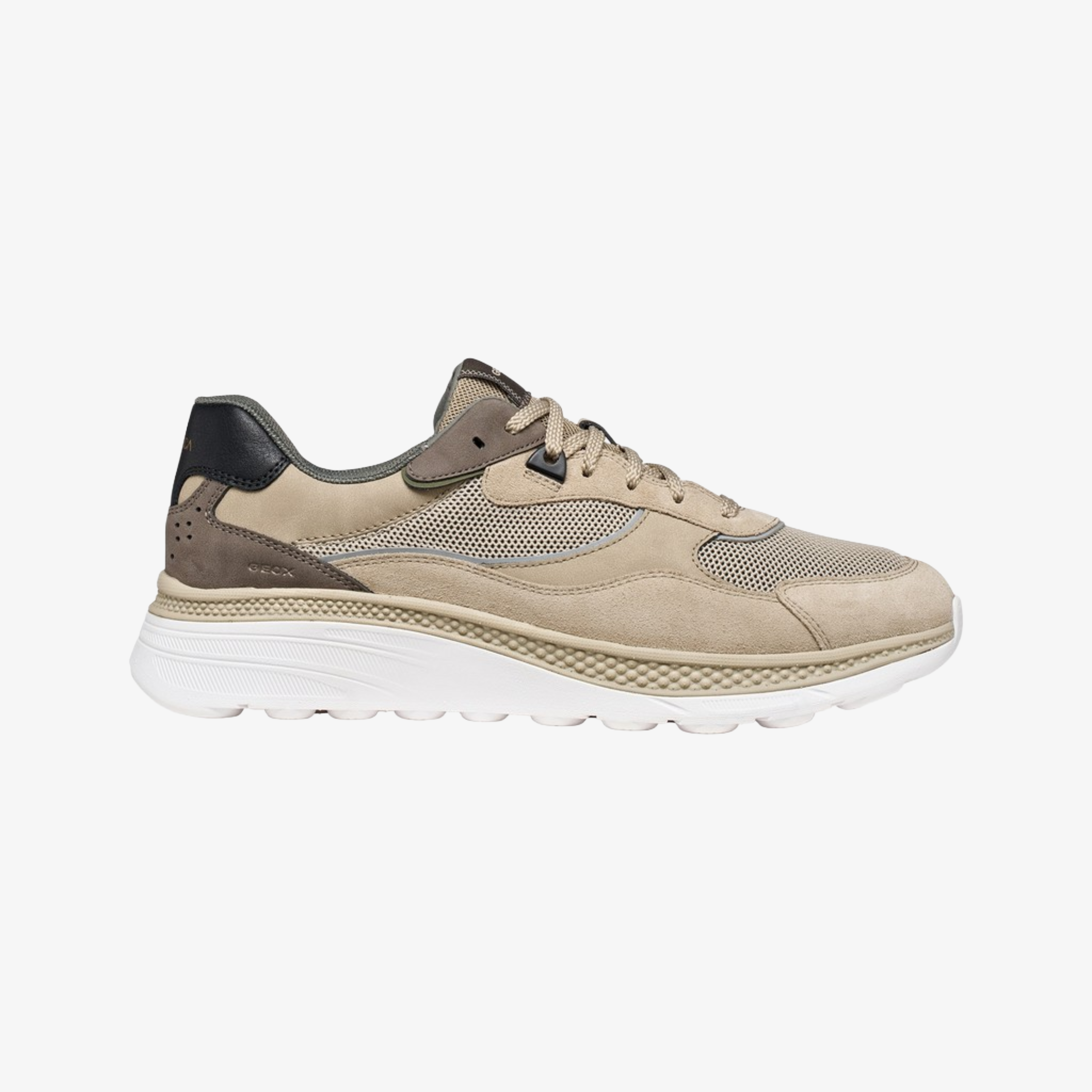 Geox Spherica Actif X1 Low Top Trainers - Sand