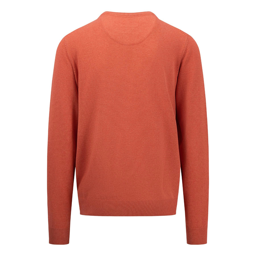 Fynch-Hatton Superfine Cotton Crew Neck - Red